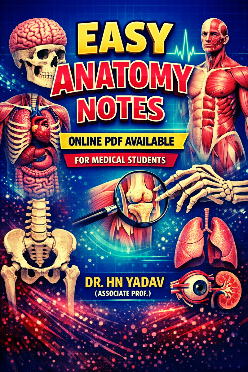 Easy Anatomy Notes by Dr. HN Yadav 